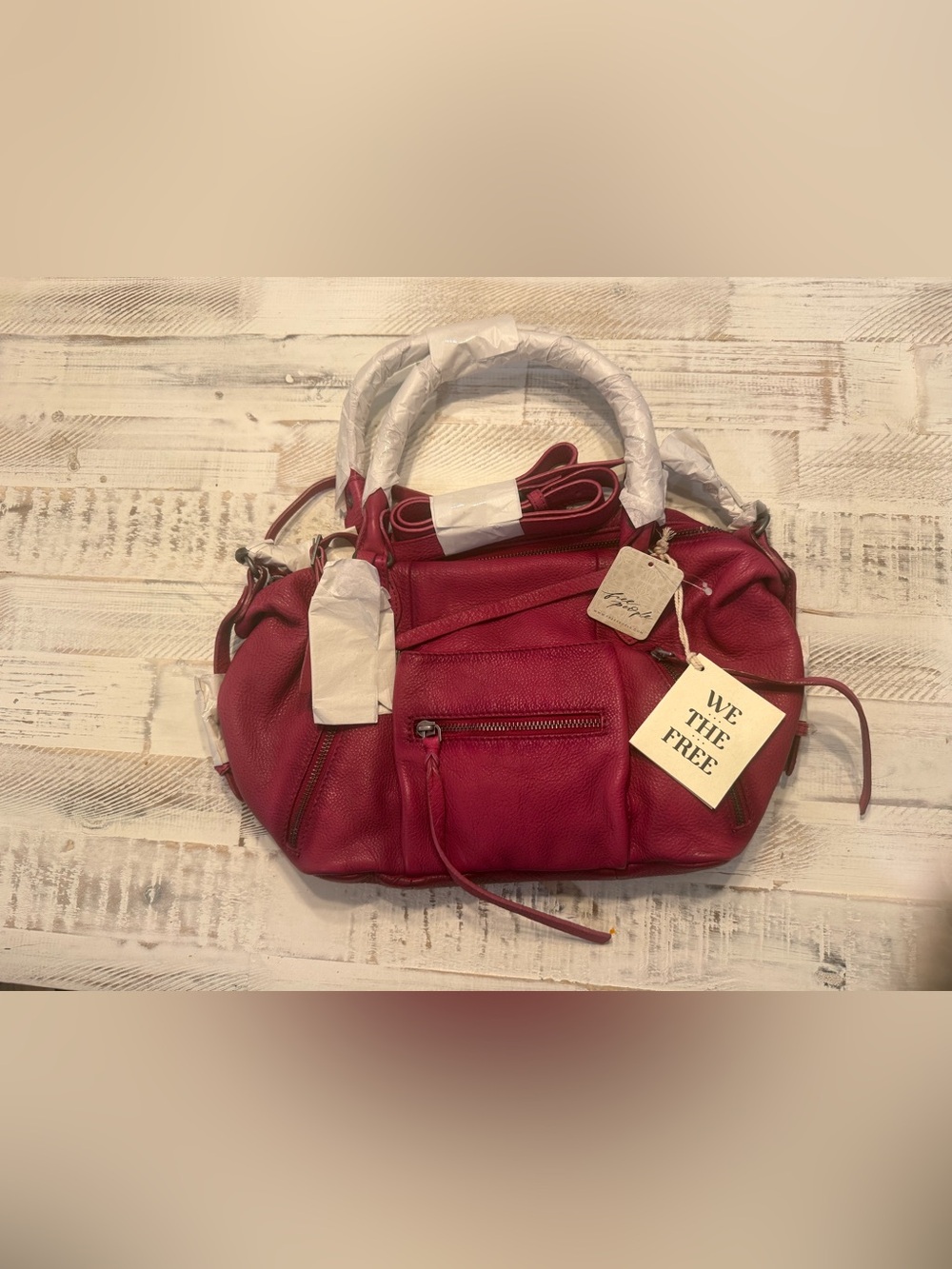 Free people baby açaí Emerson tote